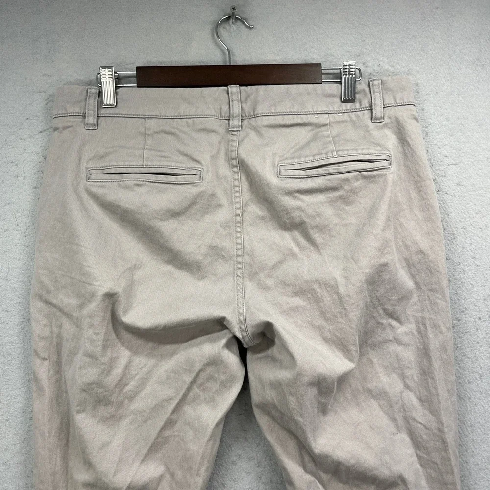 Hawker Rye Chino Pants Mens 34x32 Beige Khaki Slim Stretch Casual Preppy Office